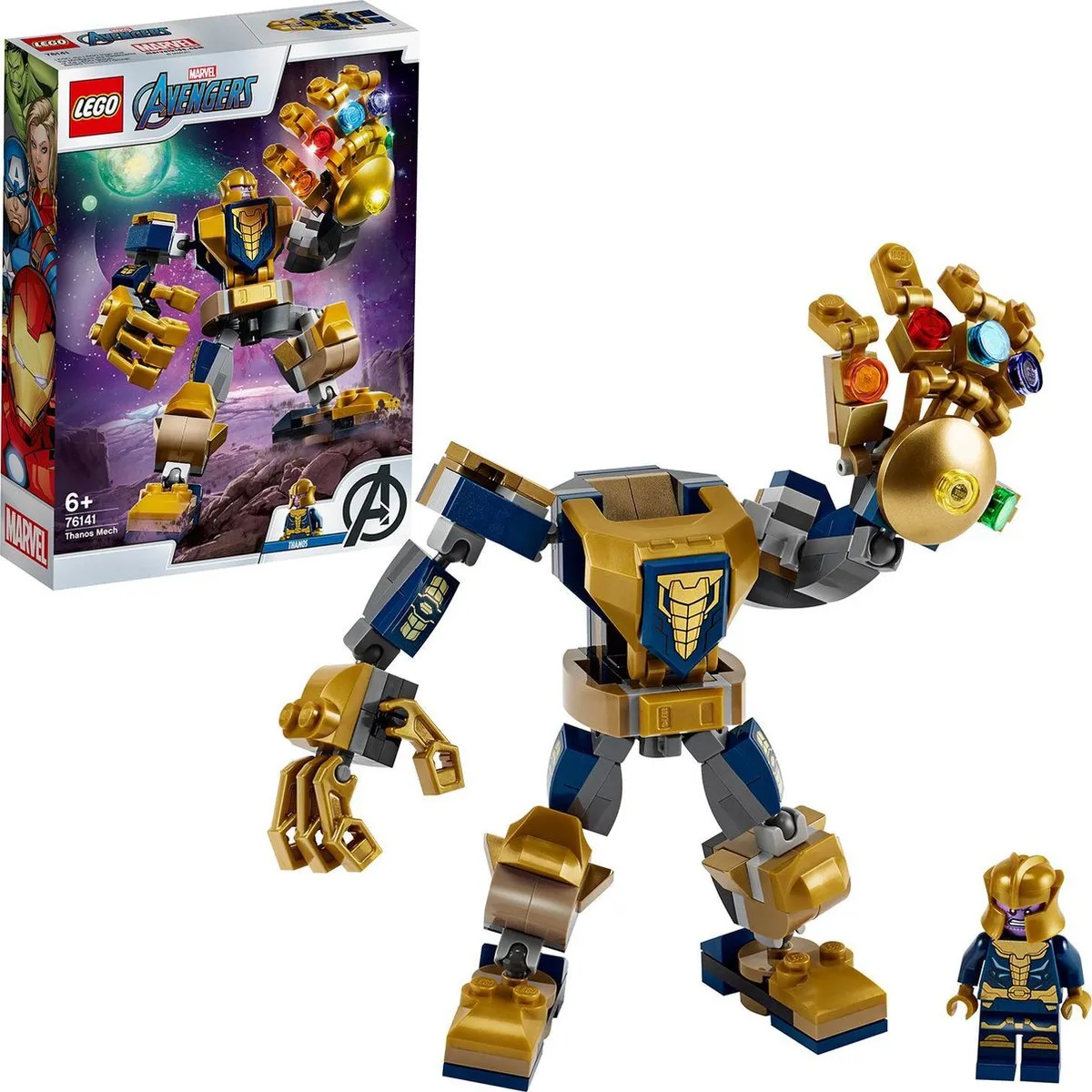LEGO Marvel Thanos Mech 76141 - 152 Stukken - afbeelding 6 van 6