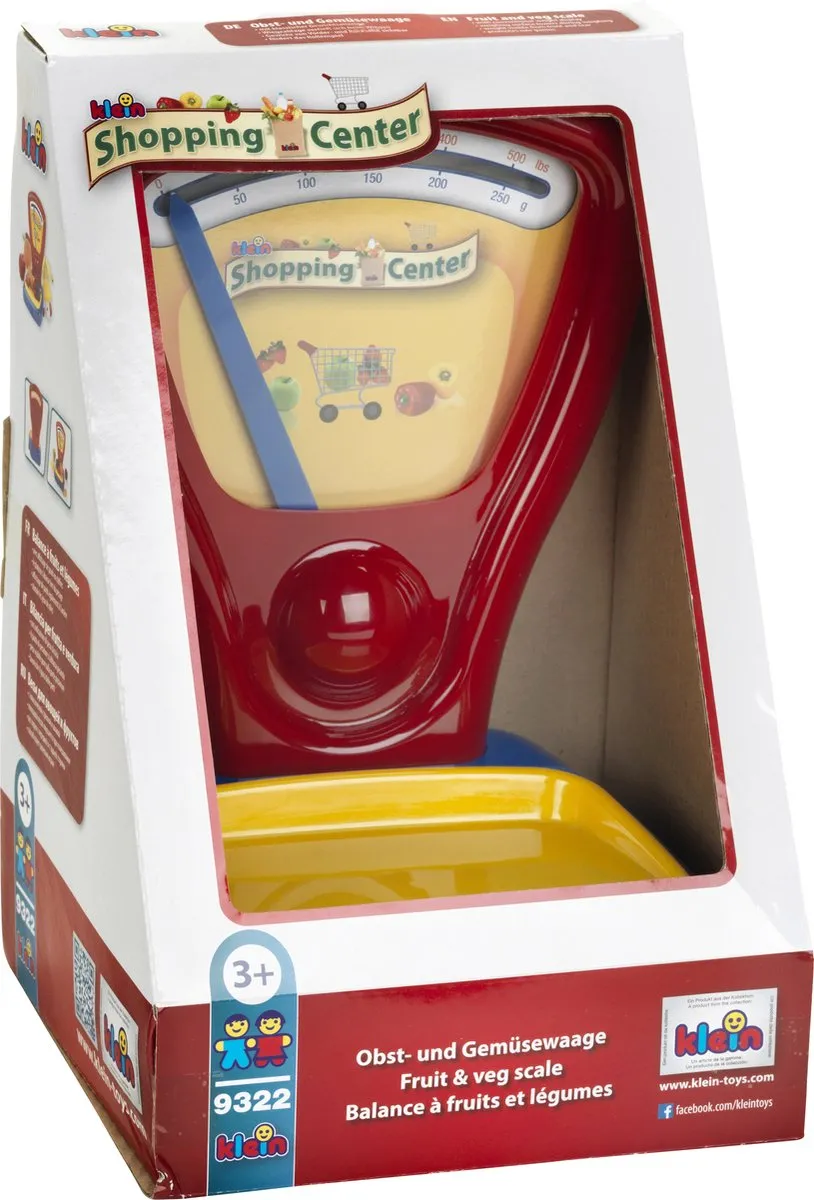 Klein Toys Groente- en Fruitschaal Multicolor - 16x14x24cm