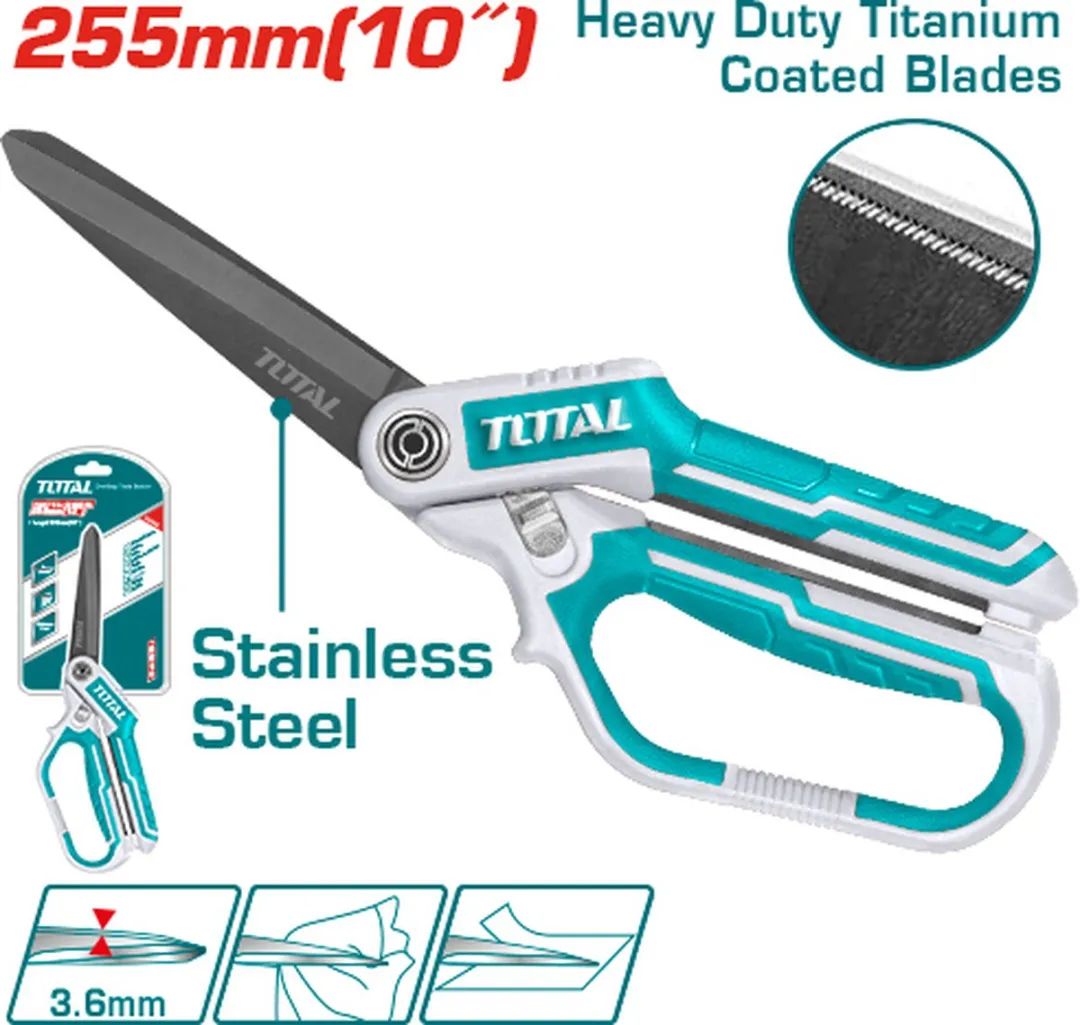 Total Titanium Geplateerde Schaar 3,6mm
