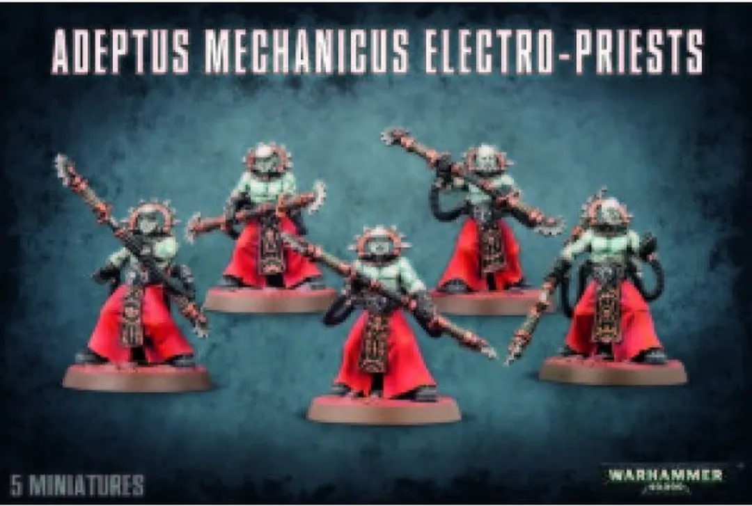 Games Workshop Adeptus Mechanicus Electro-Priests - 5 Figuren