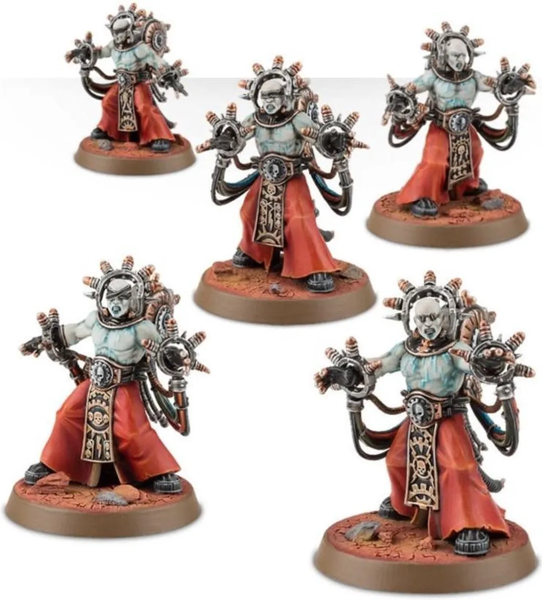 Games Workshop Adeptus Mechanicus Electro-Priests - 5 Figuren