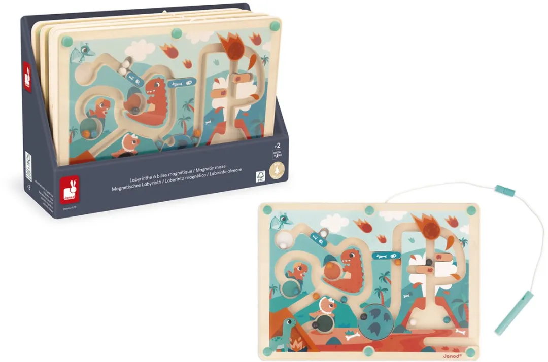 Janod Dino Magnetisch Doolhof 5822 - Multicolor