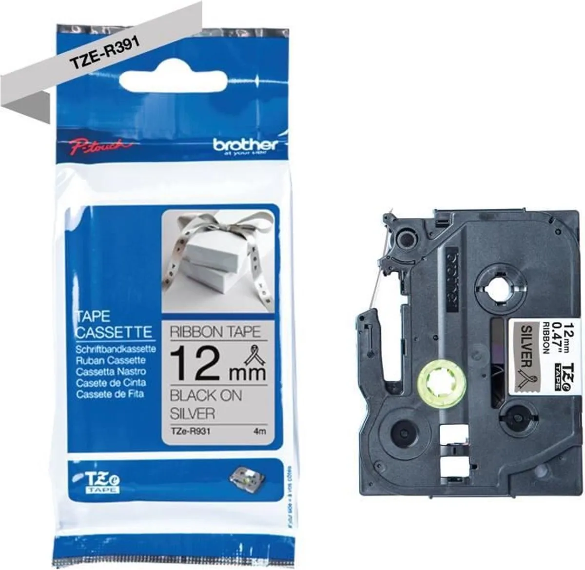 Brother TZE-R931 Printerlint - Zwart