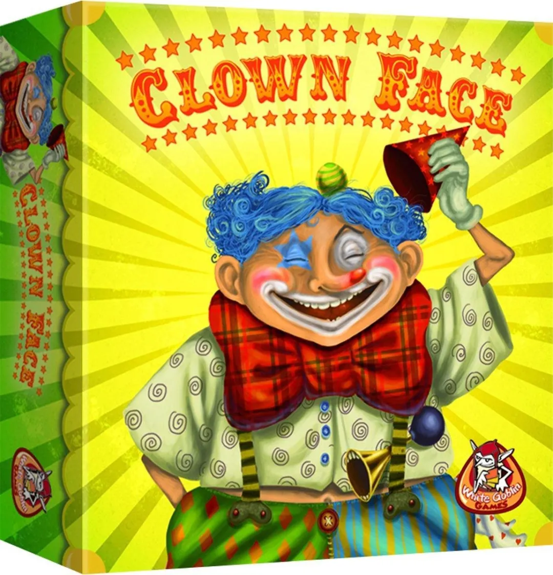 White Goblin Games Clown Face Kaartspel - 3-6 Spelers
