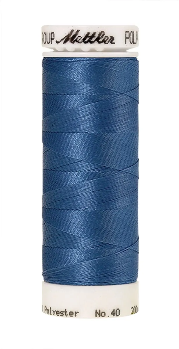 Amann Mettler Polysheen Borduurgaren 3810 - 200m - Blauw