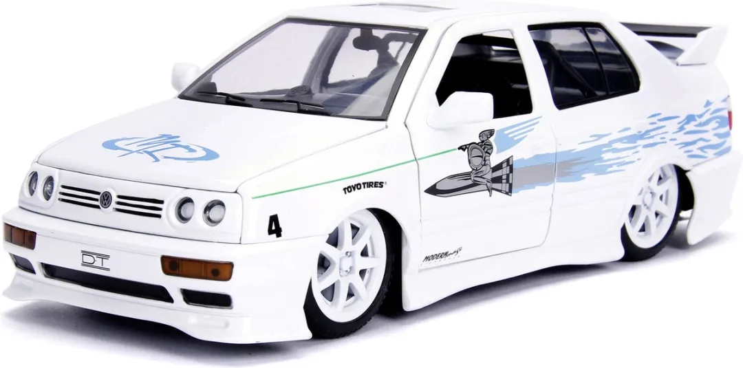 Jada Toys Volkswagen Jetta Fast & Furious 1:24 Schaalmodel - Wit - afbeelding 6 van 6