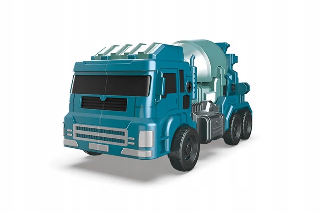 Betonmixerrobot - Transformebara Voertuig met Bewegende Delen