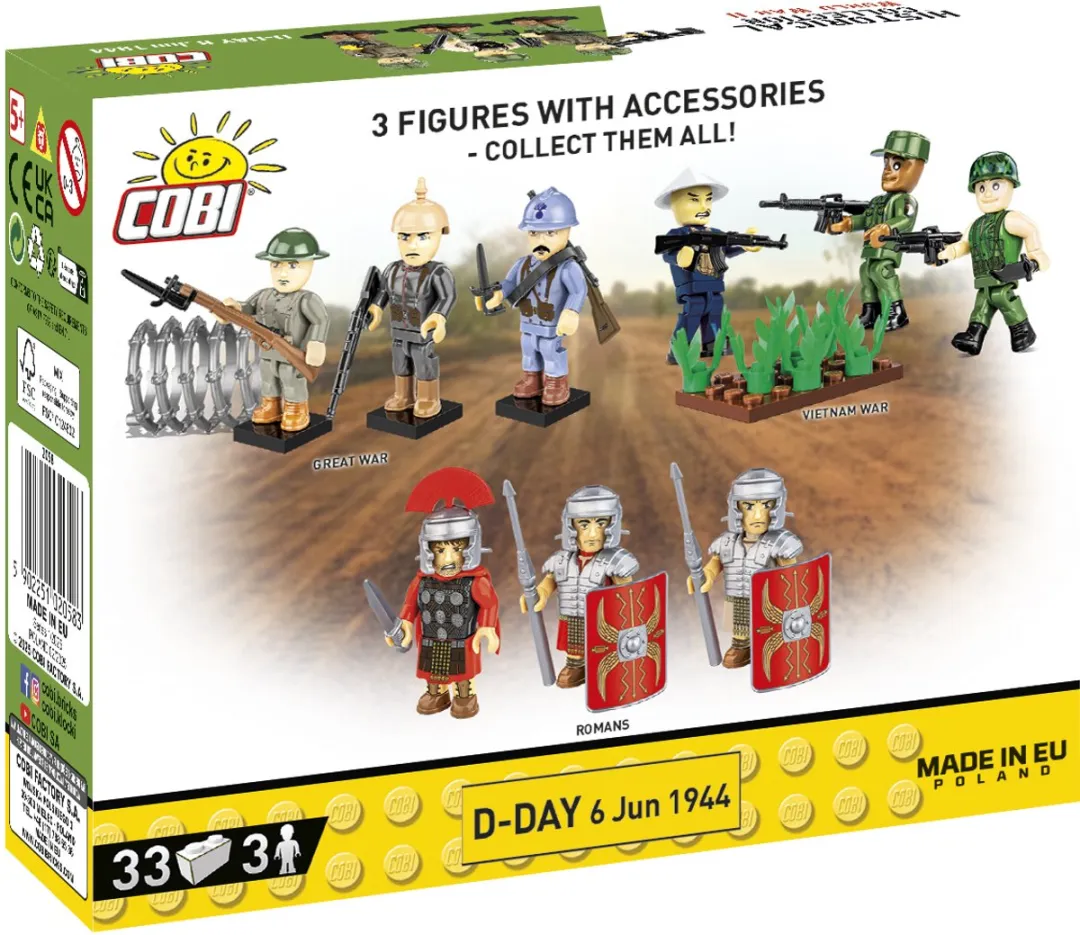 Cobi WW2 2058 Soldaten D-Day 1944 - 2058 Stukken