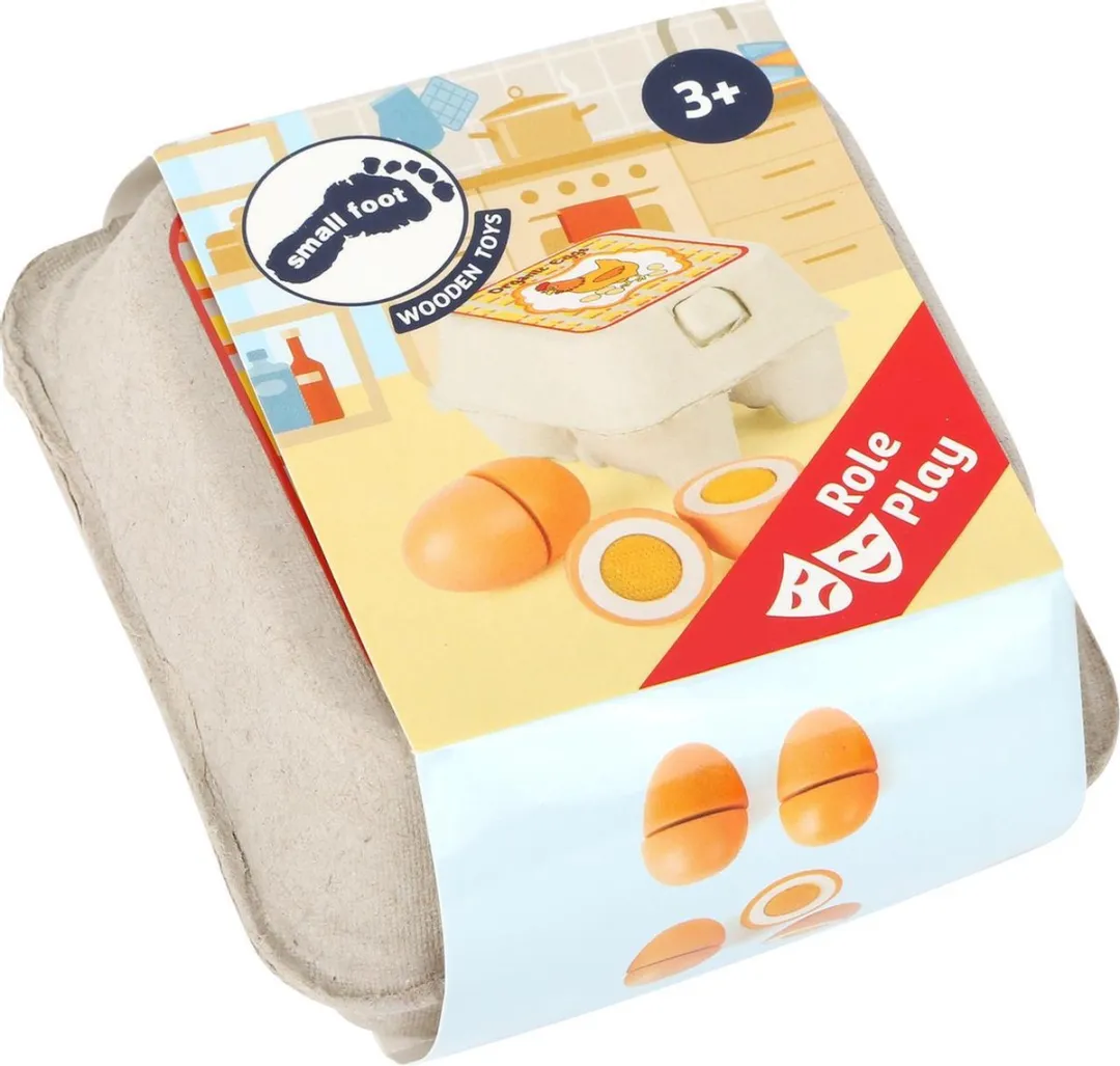 Small Foot Houten Speeleitjes 9-delig - Bruin - afbeelding 6 van 6