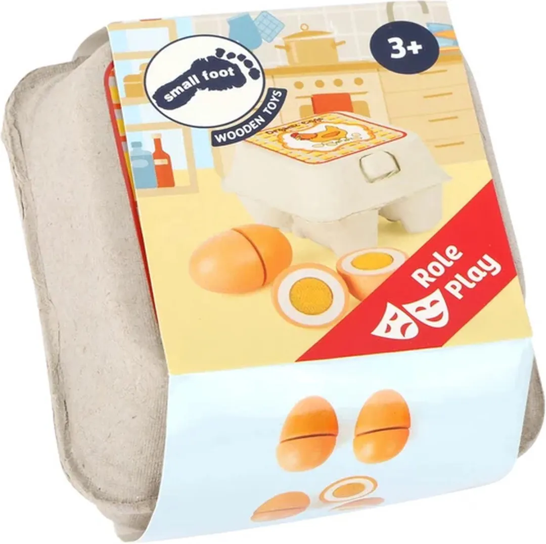 Small Foot Houten Speeleitjes 9-delig - Bruin