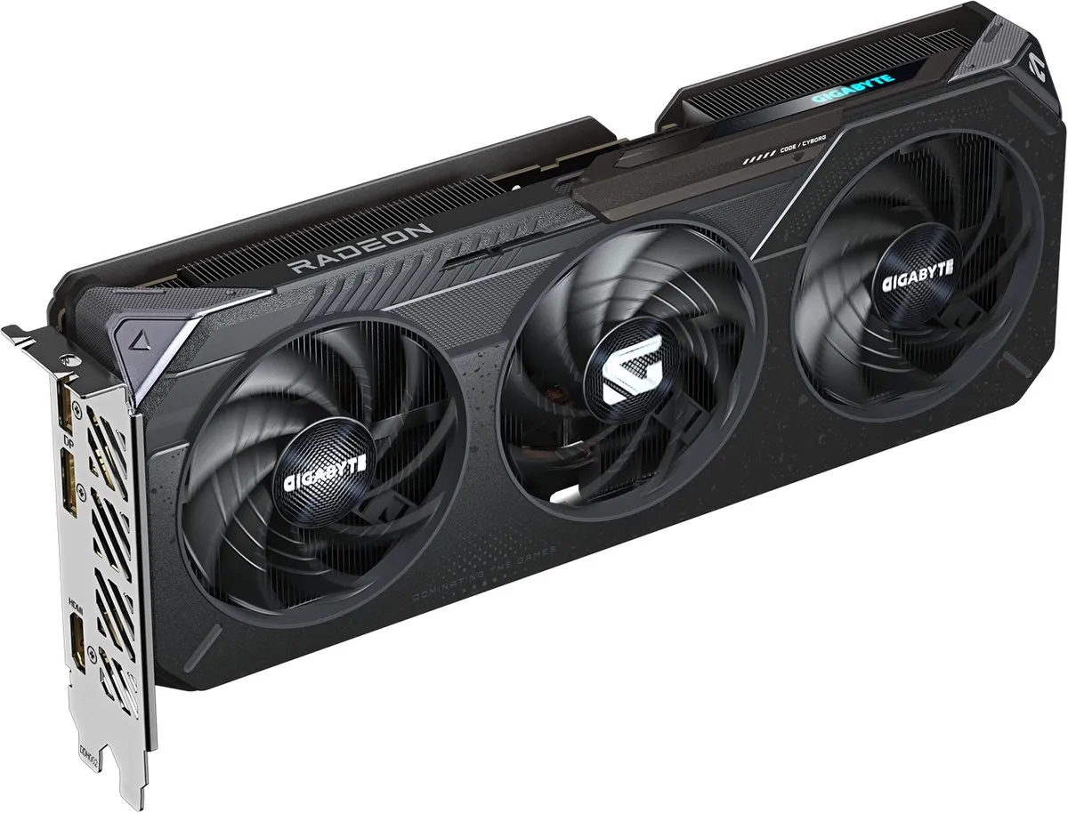 Gigabyte Radeon RX 9060 XT Gaming OC 8GB - Zwart