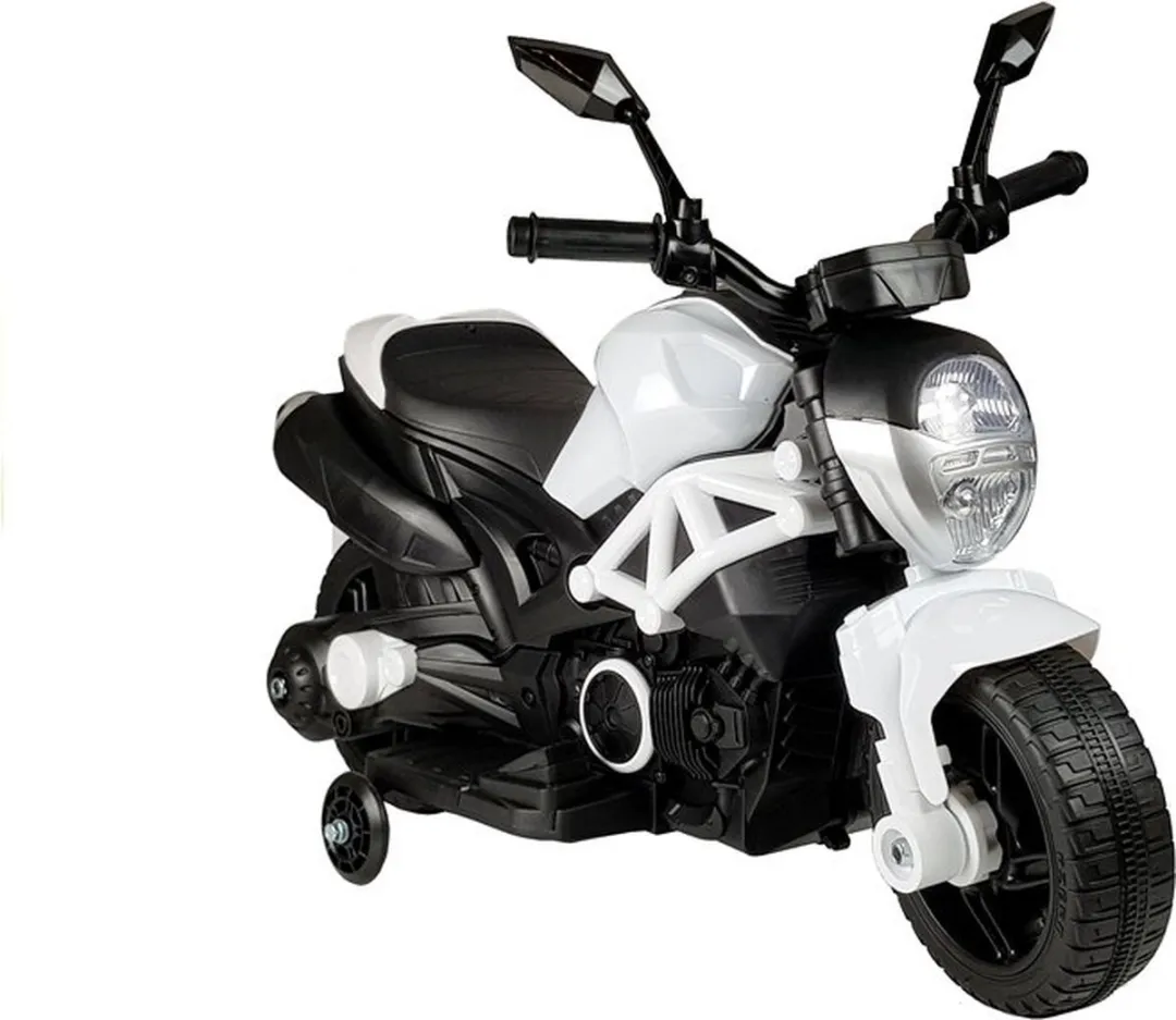 Lean Toys GTM1188 Elektrische Naked Bike - Wit