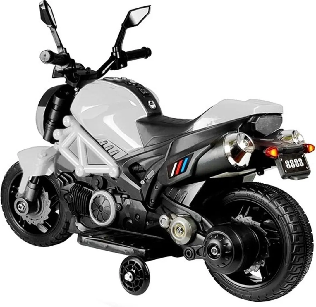 Lean Toys GTM1188 Elektrische Naked Bike - Wit