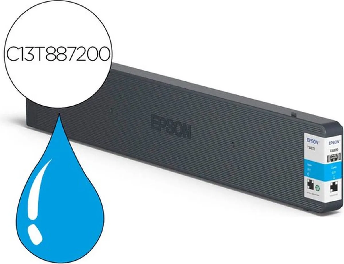 Epson T8872 C13T887200 Cyaan Inktcartridge