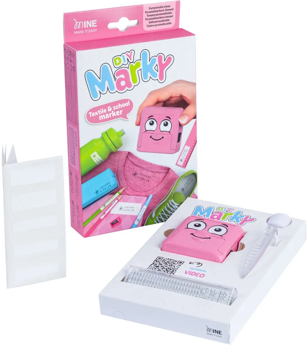 Colop Marky Textielstempelset - Pastelroze