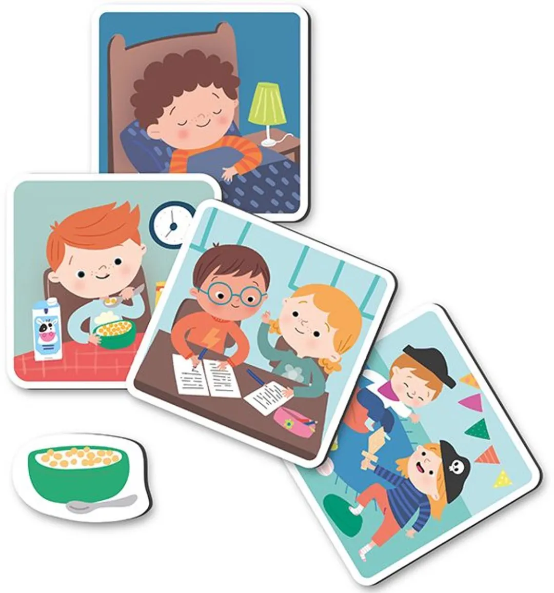Apli Kids Leren Klokkijken Magneetspel 18573 - 96 Magneten