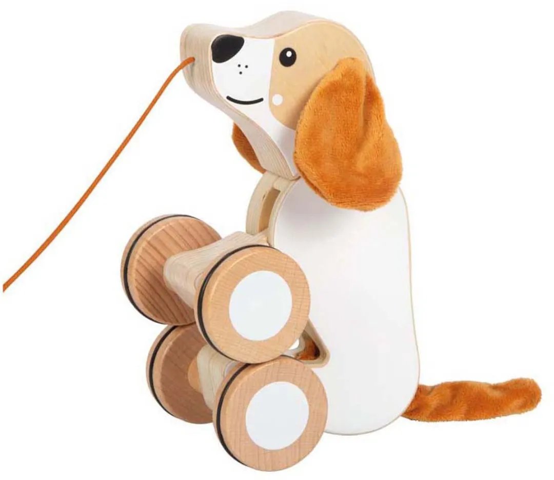 Small Foot Houten Trekhond met Knisperende Oren