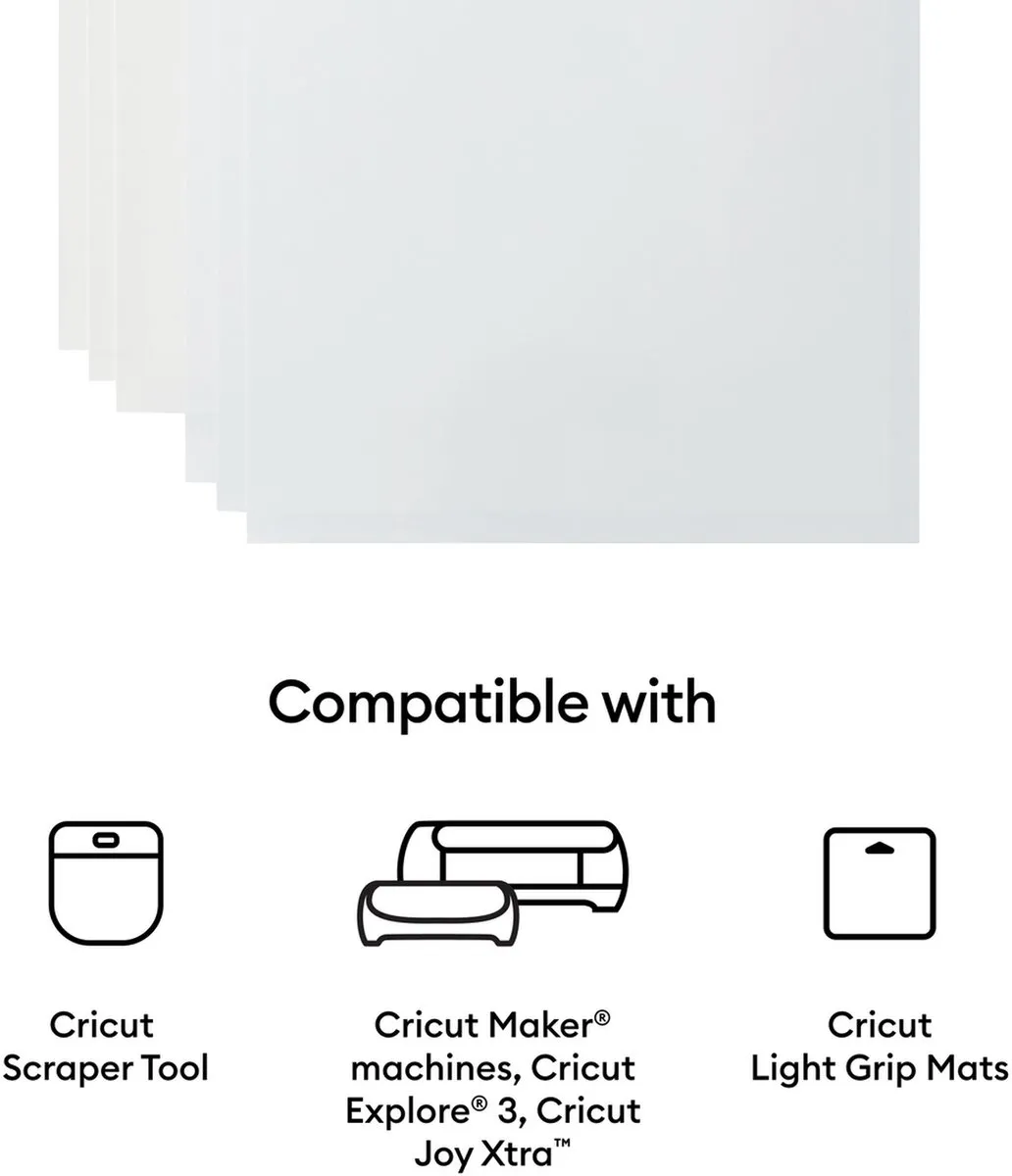 Cricut Premium Vinyl Permanent 30x120cm - Zwart