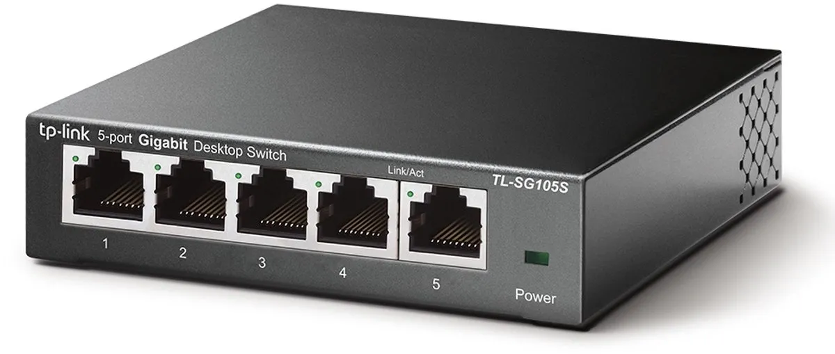 TP-Link TL-SG105S - Netwerk Switch - Unmanaged - Zwart
