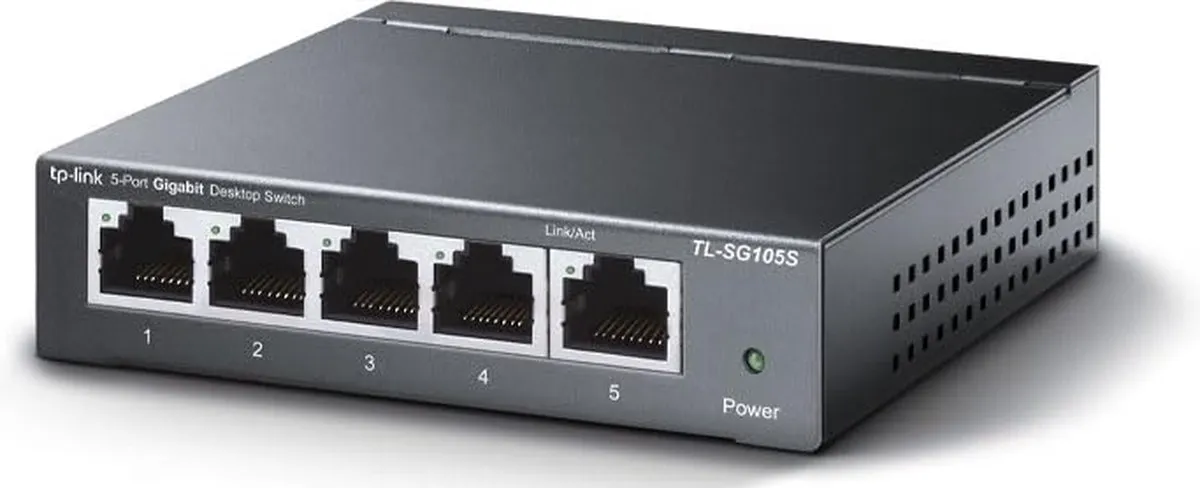 TP-Link TL-SG105S - Netwerk Switch - Unmanaged - Zwart
