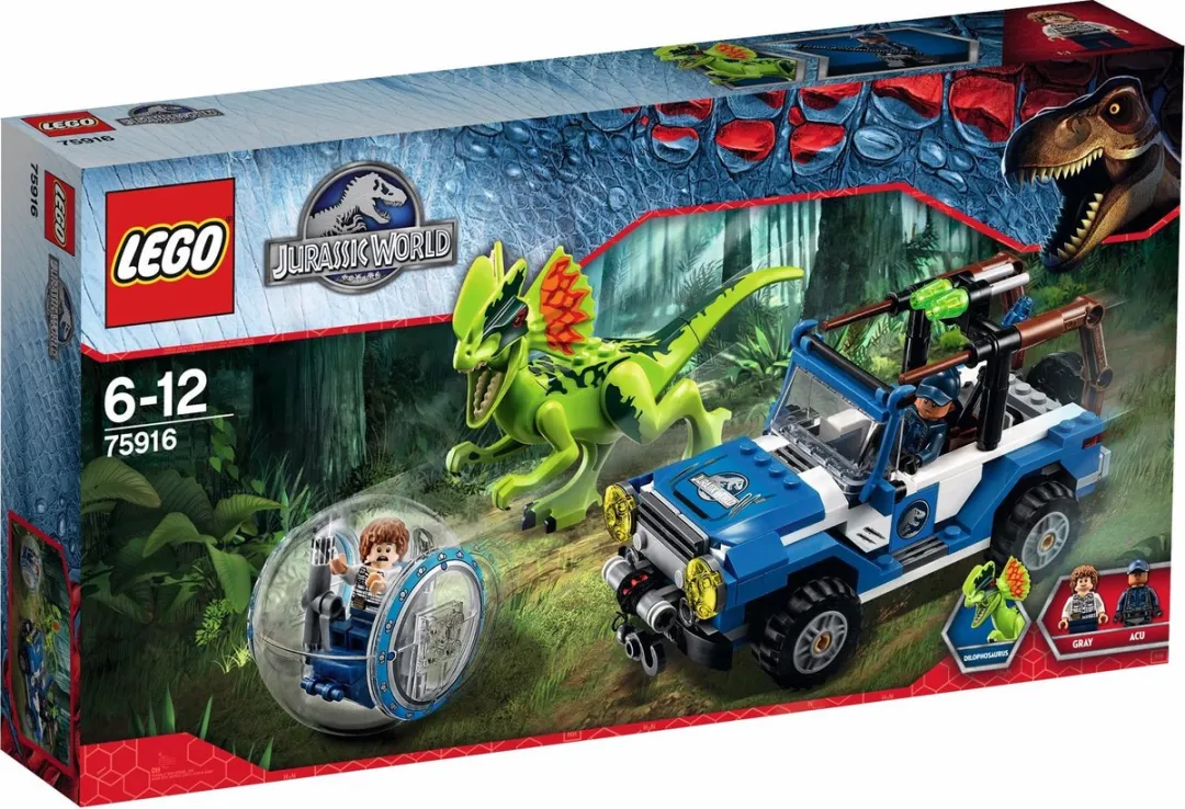 LEGO Jurassic World Dilophosaurushinderlaag 75916
