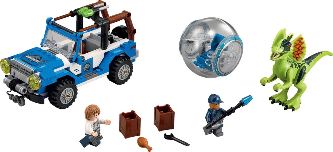 LEGO Jurassic World Dilophosaurushinderlaag 75916 - 248 Stukken