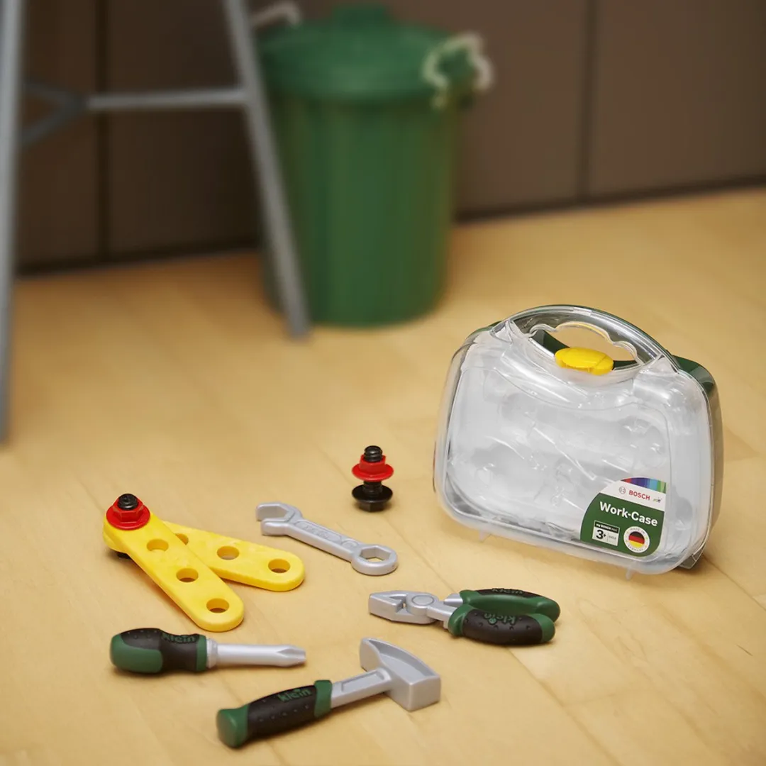Klein Toys Bosch Mini Speelgoed Gereedschapskoffer Groen - Incl. gereedschap