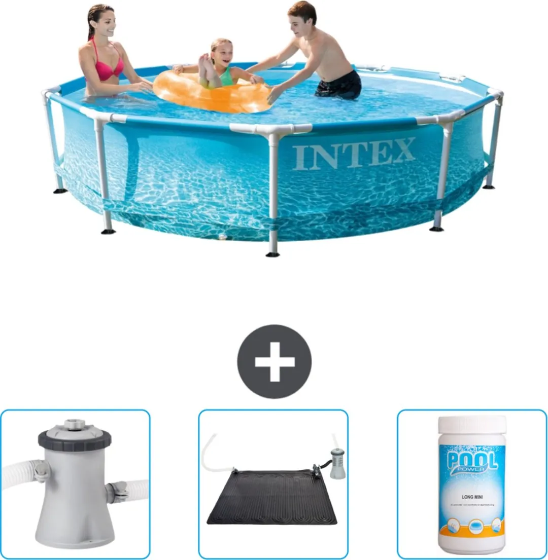 Intex 28206NP-Blauw Rond Frame Zwembad 305x76cm