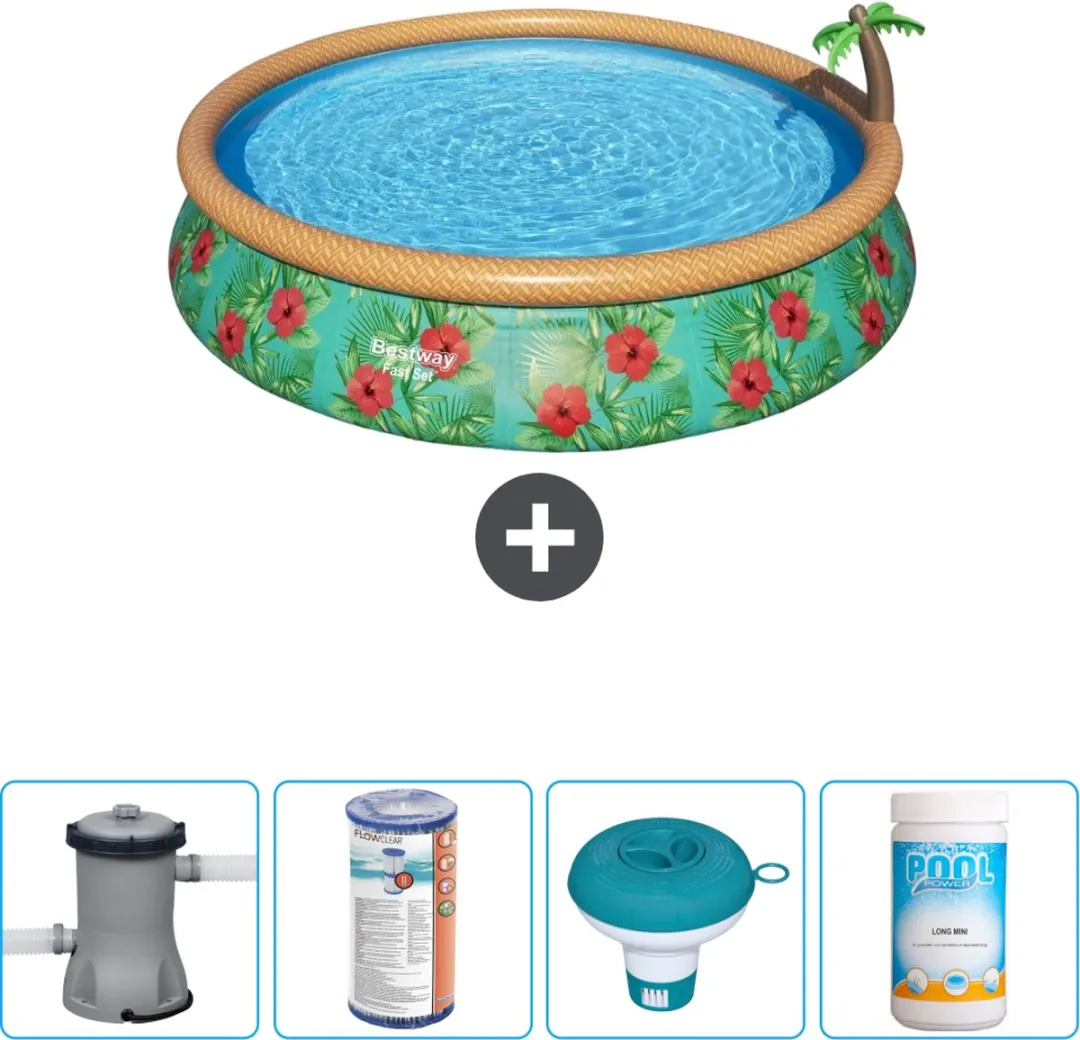 Bestway Fast Set Paradijsprint Zwembad 457x84cm