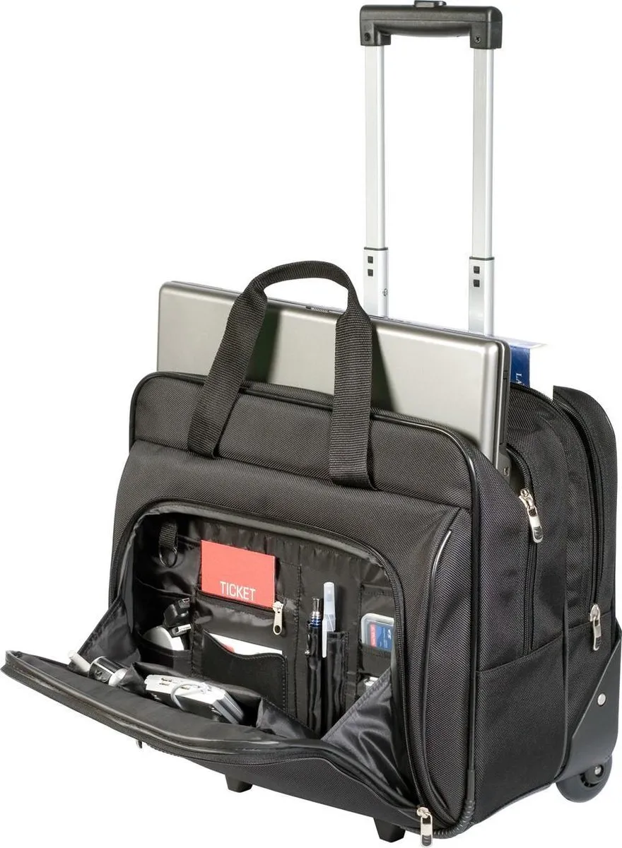 Targus Executive Laptop Trolley 15-16" - 3 Vakken - Zwart