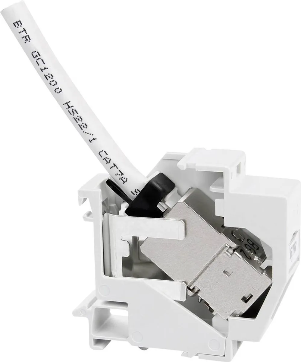 Metz Connect 130B117003-E Netwerkdoos DIN-rails CAT 6A Grijs-wit (RAL 7035)