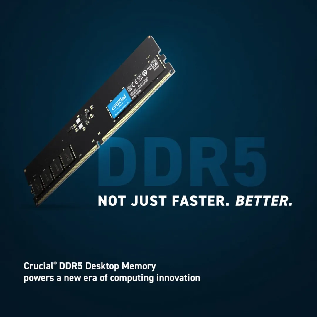 Crucial CT32G56C46U5T DDR5 Geheugen 32GB ECC