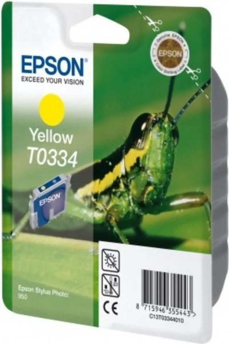 Epson T0334 Inktcartridge Geel