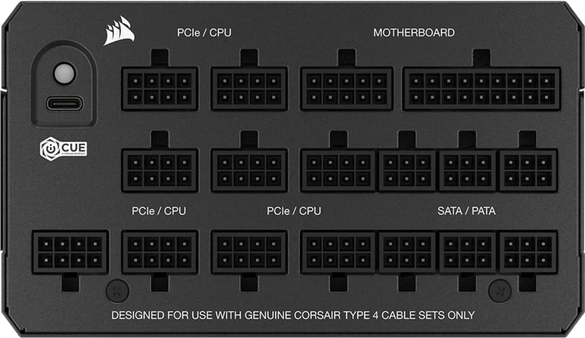 Corsair HX1200 Voeding - 1200W - ATX - Zwart