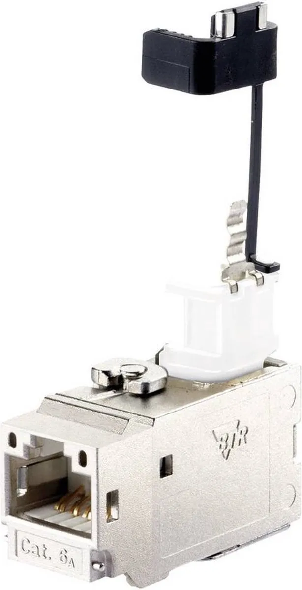 Metz Connect 130B23-E RJ45-inbouwmodule CAT 6A - Kleurloos