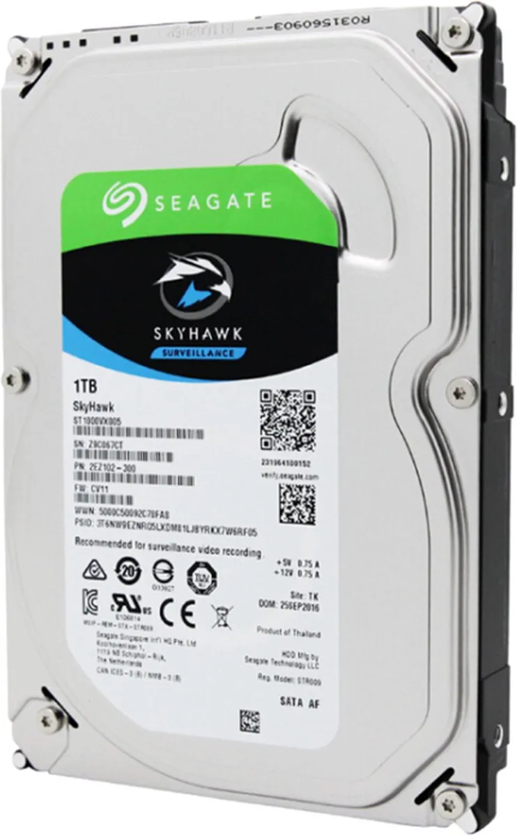 Seagate Skyhawk ST1000VX005 Interne Harde Schijf 1TB