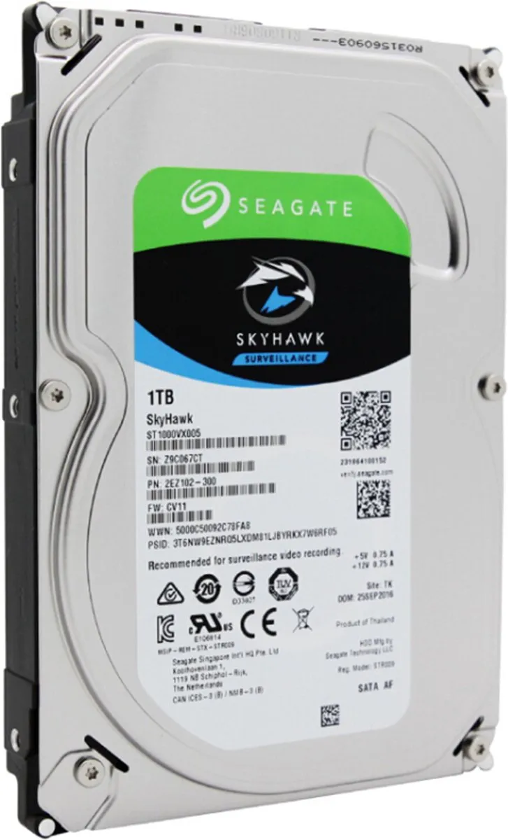 Seagate Skyhawk ST1000VX005 Interne Harde Schijf 1TB - afbeelding 3 van 4