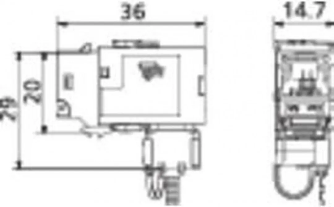 Metz Connect 130B22-E RJ45-inbouwmodule CAT 6A - 1 Stuk - afbeelding 6 van 6