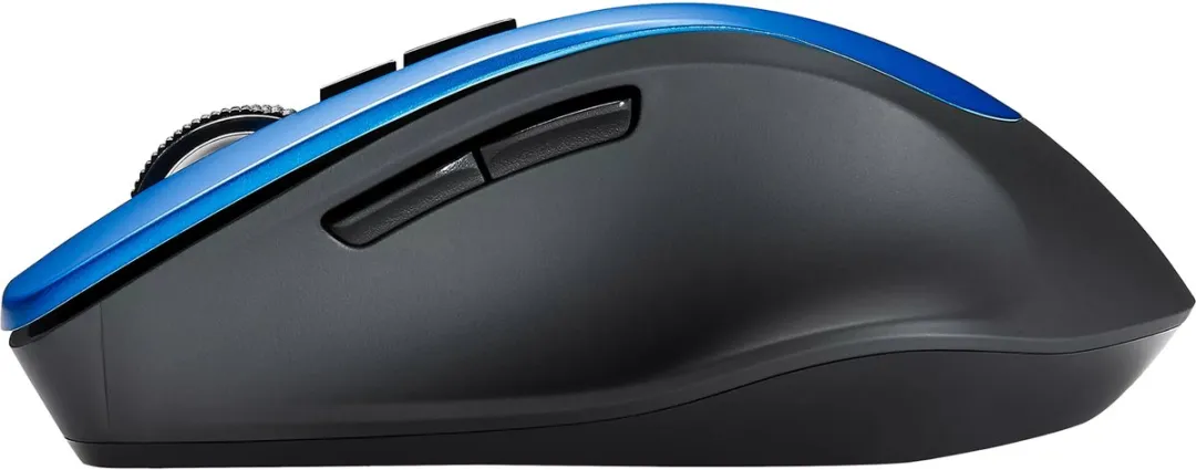 ASUS WT425 Draadloze Muis - 1600 DPI - Rechtshandig - Zwart/Blauw