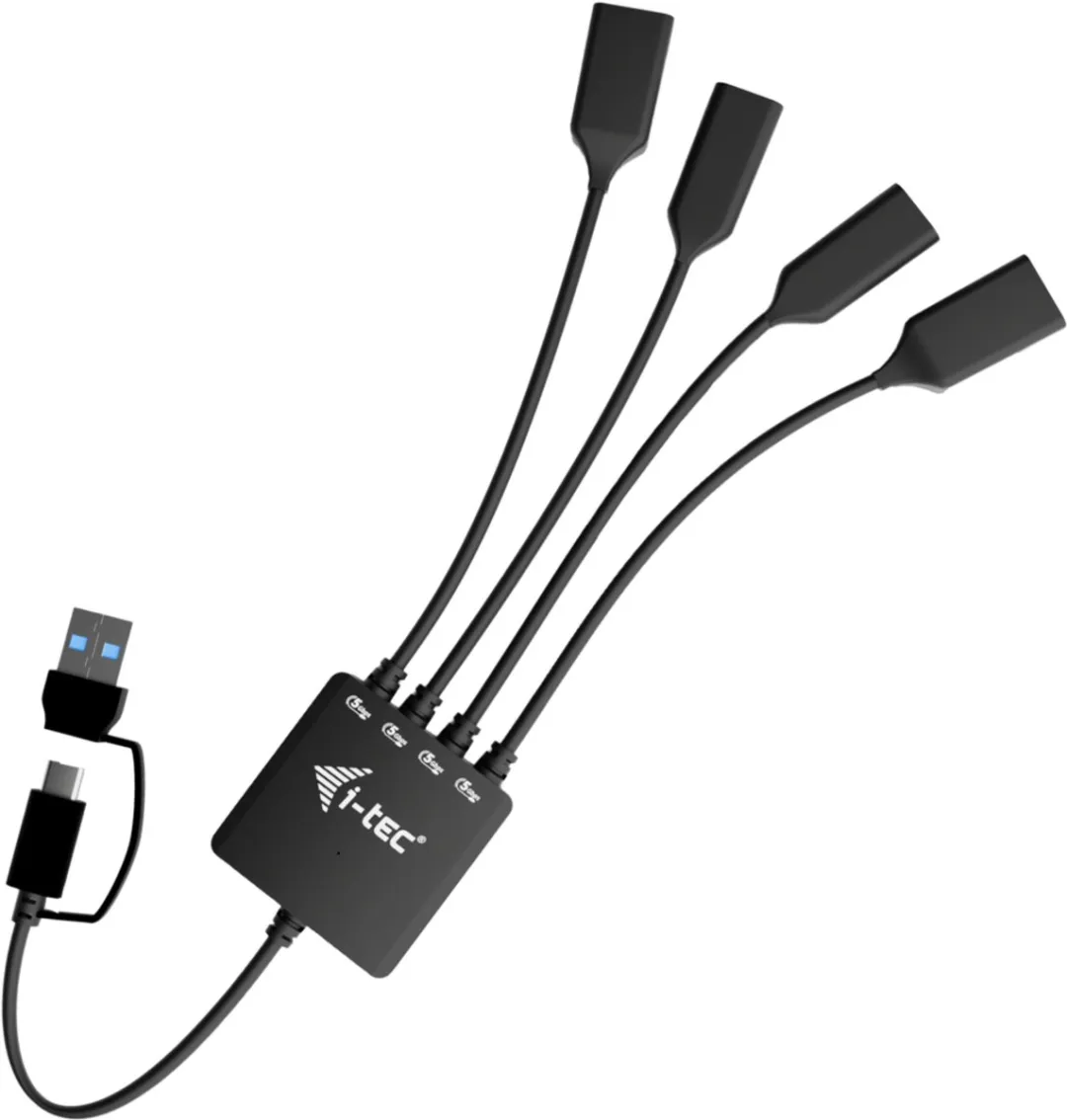 I-tec CACBLHUB2A2C USB-C/USB-A Hub 4 Poorten