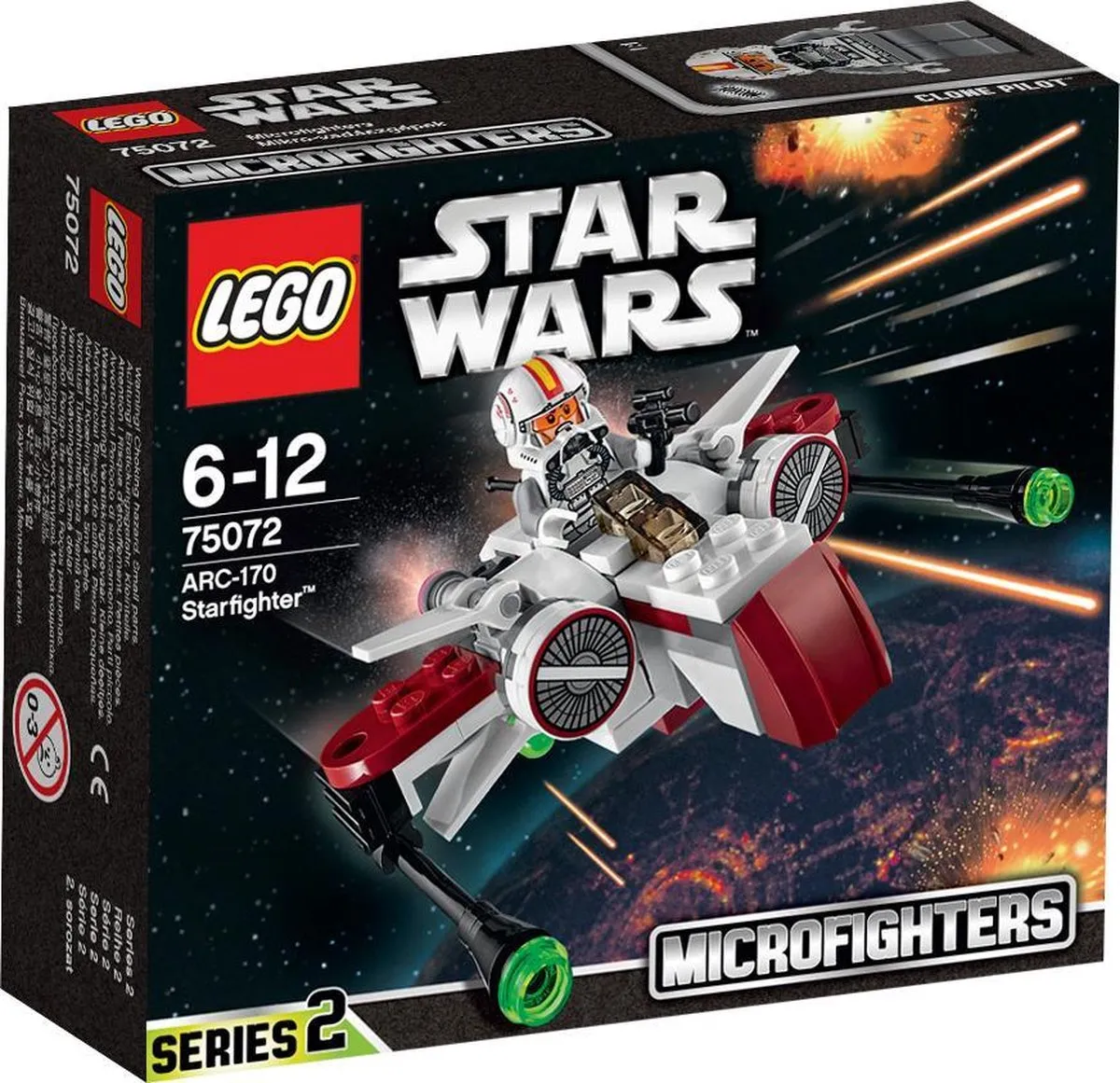 LEGO Star Wars ARC-170 Starfighter 75072