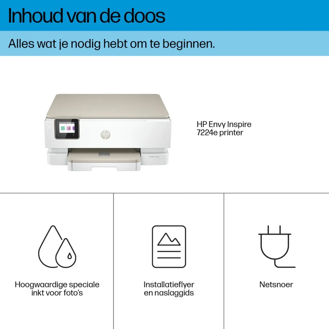 HP ENVY Inspire 7224e All-in-One Printer 349V2B - Beige - afbeelding 6 van 6