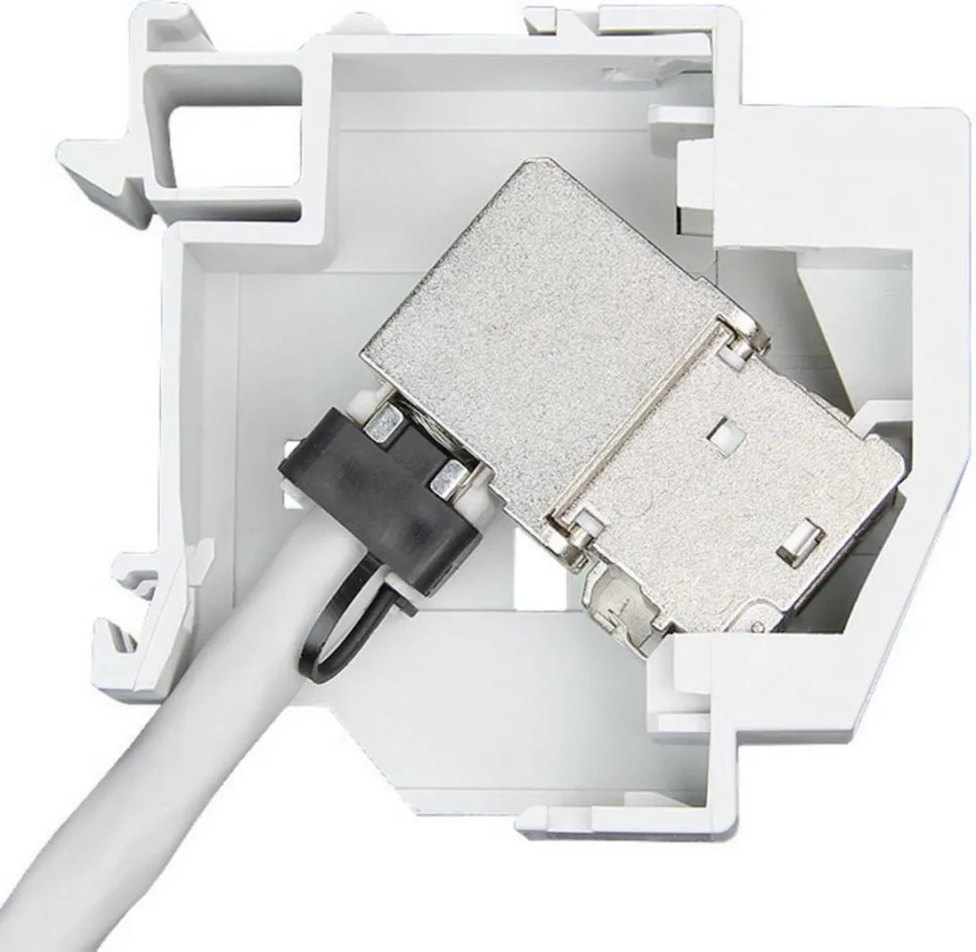 Metz Connect 1309427103-E Netwerkdoos DIN-rail CAT 6 - Lichtgrijs