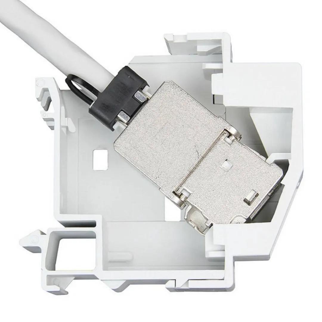 Metz Connect 1309427103-E Netwerkdoos DIN-rail CAT 6 - Lichtgrijs