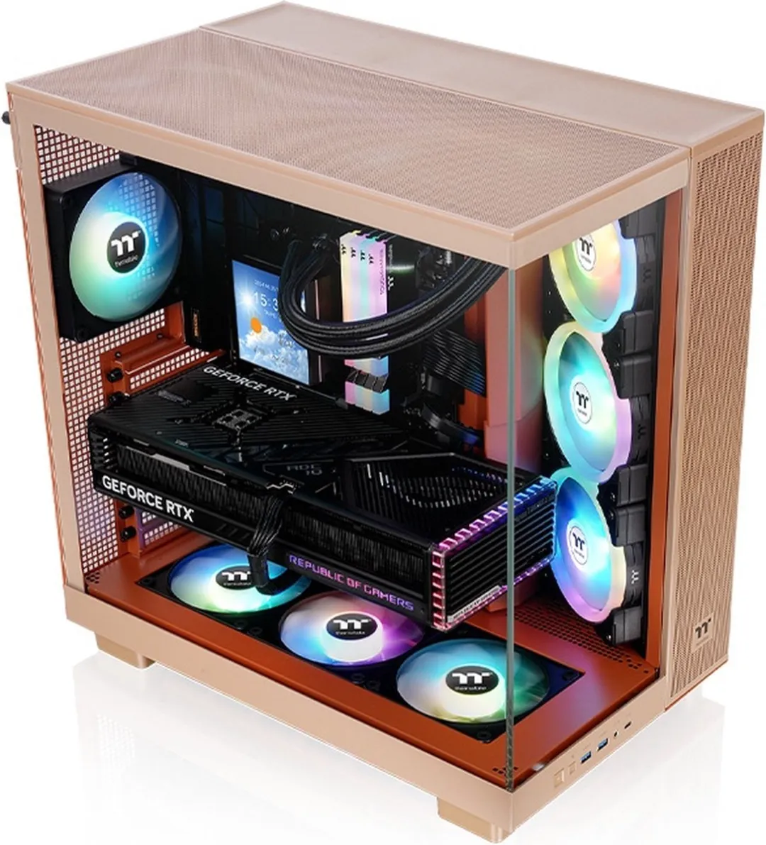 Thermaltake View 380 XL TG ARGB Midi Tower - Zand