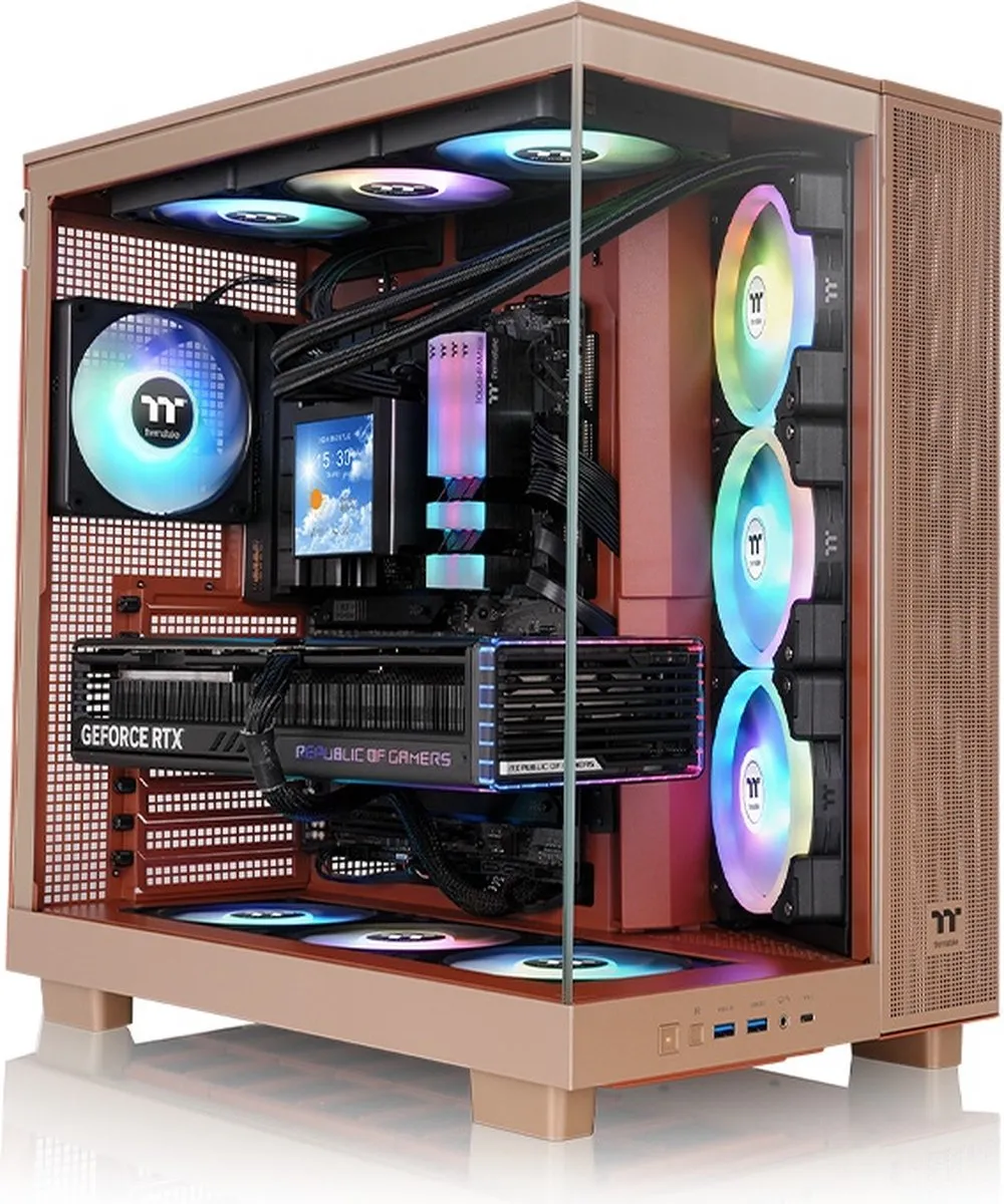 Thermaltake View 380 XL TG ARGB Midi Tower - Zand