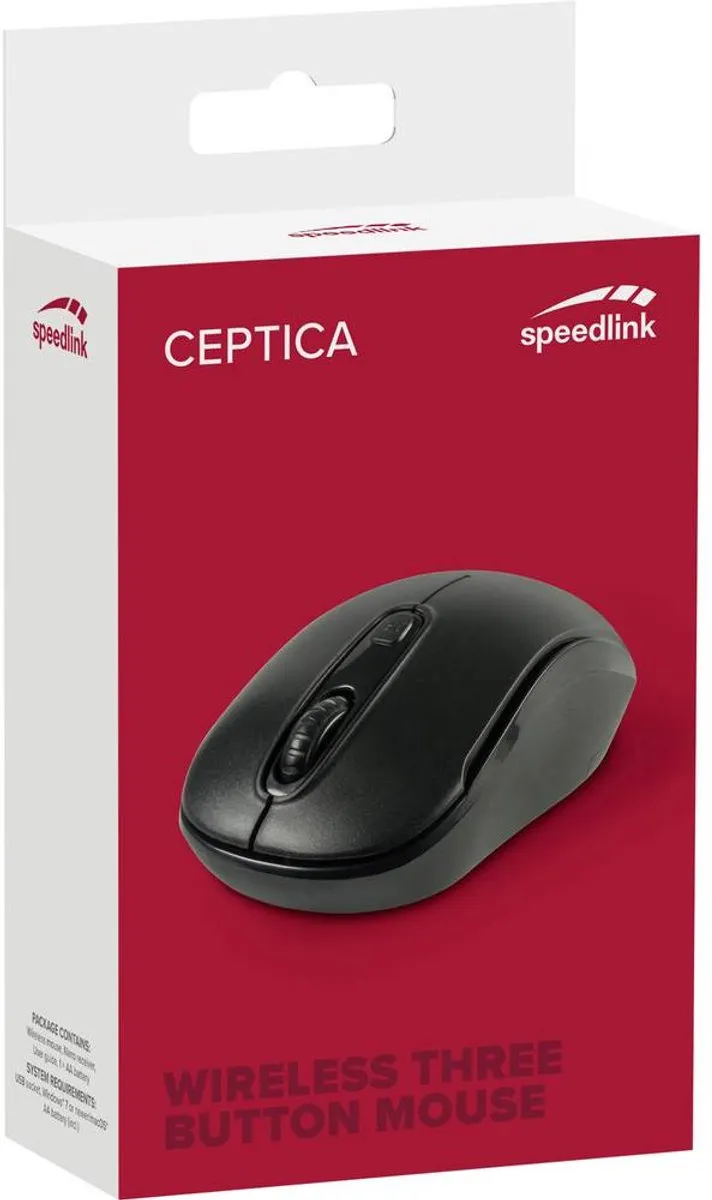 Speedlink Ceptica SL-630013-BKBK Draadloze Muis - Zwart
