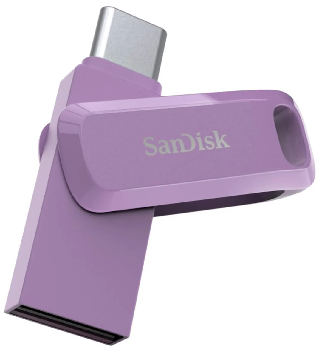 SanDisk Ultra Dual Drive Go 256GB - Type-C - Lavendel