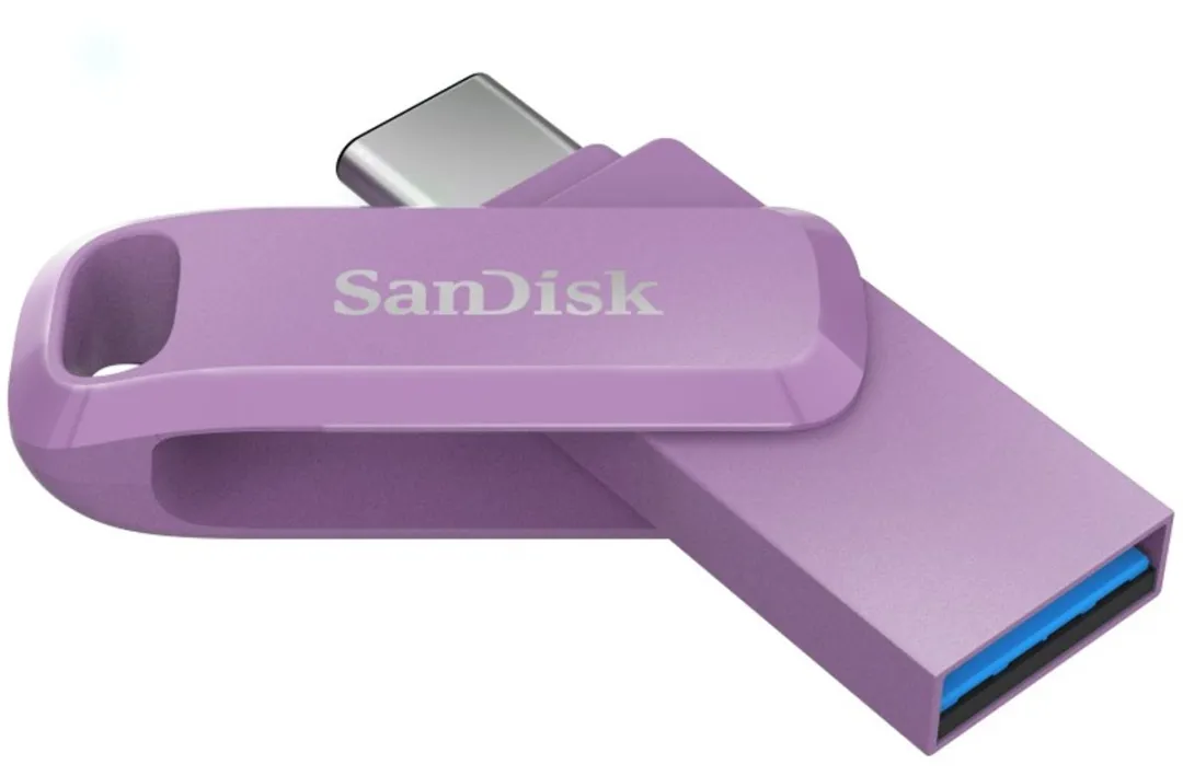 SanDisk Ultra Dual Drive Go 256GB - Type-C - Lavendel