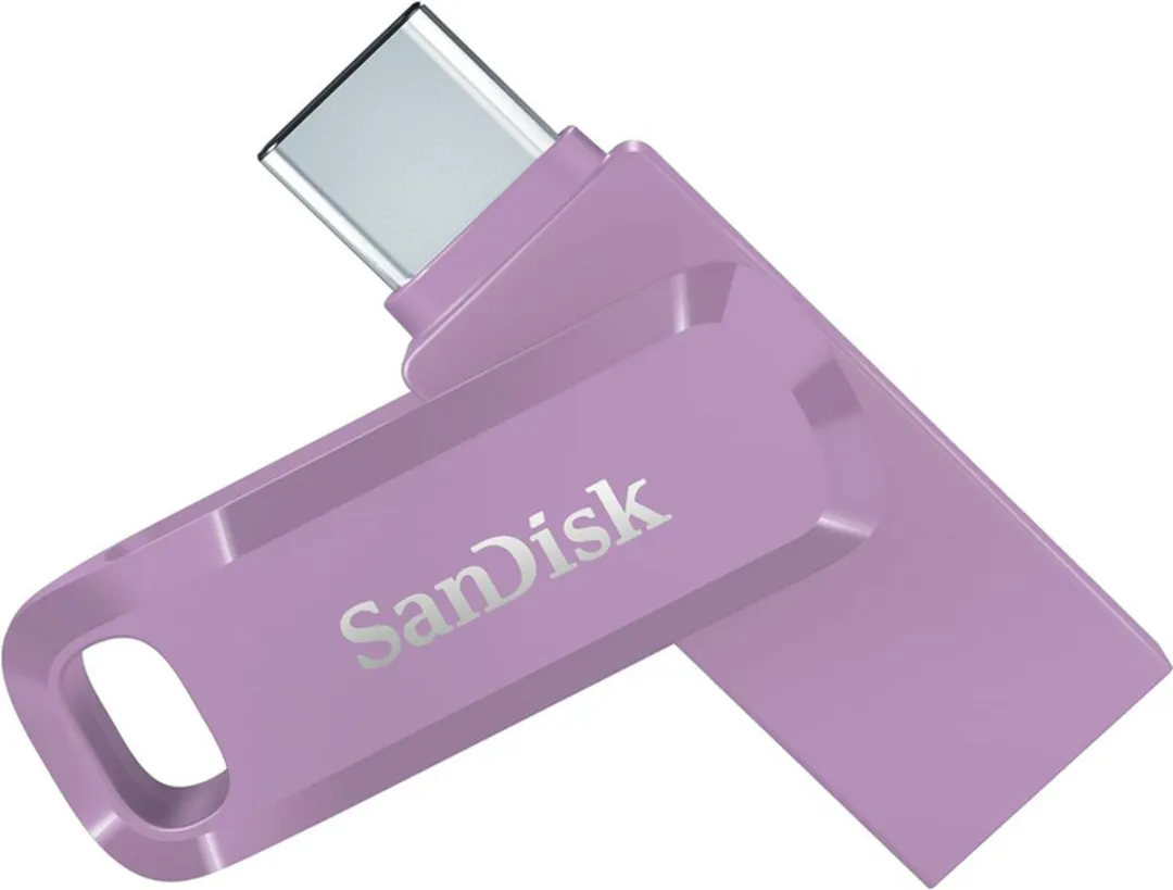 SanDisk Ultra Dual Drive Go 256GB - Type-C - Lavendel